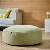 Kaikoo Theo Fabric Footstool - Green