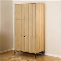 Furniture To Go Albany 4 Door Wardrobe - Natural