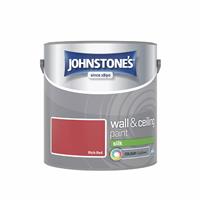 Johnstone's Wall & Ceiling Silk Paint - Rich Red - 2.5L