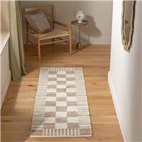 Habitat Archive Checkerboard Flatweave Runner - 66x200cm