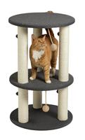 3 Level Cat Platform Scratch Post with Pompoms