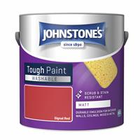 Johnstone's - Washable Matt Paint - Signal Red - 2.5L