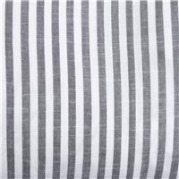 Habitat Long Stripe Ruffle Cushion - Charcoal - 80x30cm