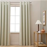 Habitat Blackout Eyelet Curtain - Cream - 229x229cm