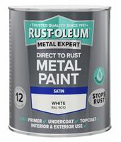 Rust-Oleum Metal Expert Satin Paint 750ml - White