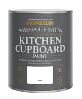 Rust-Oleum Kitchen Satin Cupboard Paint 750ml - Cotton