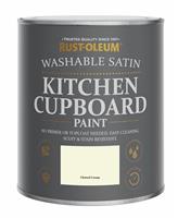 Rust-Oleum Kitchen Satin Cupboard Paint 750ml -Clotted Cream