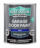 Rust-Oleum Garage Door Satin Paint 750ml - Anthracite Grey