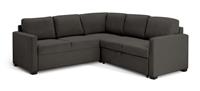 Habitat Reagan Fabric Corner Sofa Bed- Charcoal