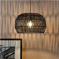 Habitat Paper Rope Black Easy Fit Lampshade - 39cm