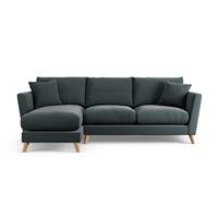 Habitat Lomond Left Hand Corner Sofa - Charcoal - Ash Leg