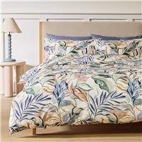 Habitat Cotton Multi Leaf Floral Bedding Set - King size