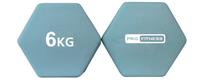 Pro Fitness YD24010 Cast Iron Dumbbells - 2 x 6kg