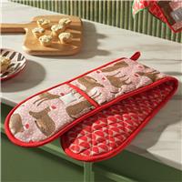 Habitat x Scion Christmas Lionel Oven Gloves