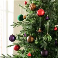 Habitat Pack of 49 Luxe Christmas Baubles - Multicolour