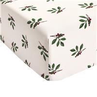 Argos Home Robin Printed Cream Fitted Sheet - Double