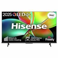 Hisense 43 Inch 43E78QTUK PRO Smart 4KUHD HDR QLED Freely TV