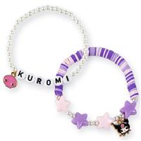 Hello Kitty Kuromi Pastel Charm Bracelet - Pack of 2