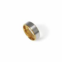 Uncommon Souls Mixed Metal Stainless Steel Band Ring - M/L