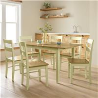 Argos Home Chicago Extending 6 Seater Dining Table - Cream