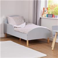 Liberty House Toys Kids Single Toddler Bed Frame - Grey