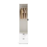Habitat Zeke 1 Door 2 Drawer Wardrobe - White