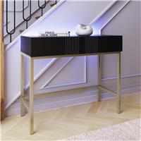 Frank Olsen Iona 2 Drawer Console Table - Black