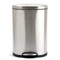 Habitat 30 Litre Pedal Bin - Stainless Steel