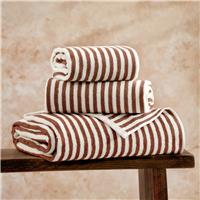 Yard Hebden Stripe Bath Towel - Brown