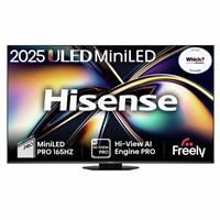 Hisense 55Inch 55U8QTUK Smart AI 4K UHD HDR LED Freely TV