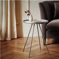 Habitat Cebo Side Table - Silver