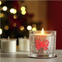 Argos Home Refillable Bow Gel Candle Set - Christmas Cookie