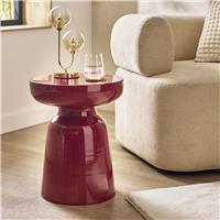 Habitat Cohen Side Table - Pomegranate