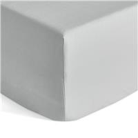 Habitat Cotton Rich 180 TC Grey Fitted Sheet - Small Double