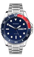 Sekonda Men's Blue Dial Stainless Steel Bracelet Watch