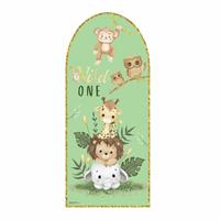 Star Cutouts Wild One Cardboard Backdrop