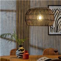 Habitat Paper Rope Black Easy Fit Lampshade - 55cm