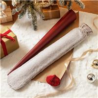 Habitat 2.2L Hot Water Bottle with White Faux Fur Cover
