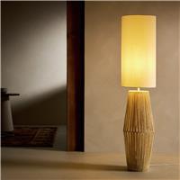 Habitat Rope Floor Lamp - White & Natural