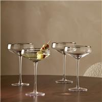 Argos Home Set of 4 Champagne Coupe Glasses