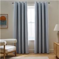 Habitat Blackout Eyelet Curtain - Country Blue - 229x168cm