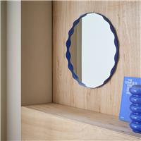 Habitat Blue Round Wall Mirror - 60x60cm