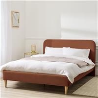 Argos Home Mya Small Double Fabric Bed Frame - Rust