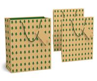 Argos Home Pack of 3 Kraft Tree Printed Large Gift Bags