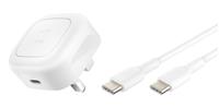 Belkin 20W USB-C Compact Wall Charger + USB-C Cable - White
