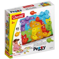 Quercetti Jumbo Peggy 45 Pieces