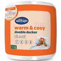 Silentnight Warm & Cosy 18Tog Double Decker Duvet Set-Single