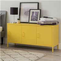 Habitat Stevie 3 Door Locker - Mustard