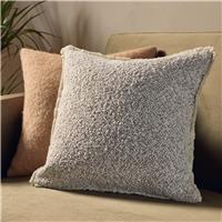 Habitat Boucle Fringe Cushion - Ivory - 43x43cm