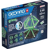 Geomag Glow Recycled Plastic Magnetic Shapes 42 Pieces